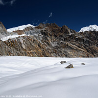 Buy canvas prints of Snow on the mountains of Himalayas in Nepal by Chun Ju Wu