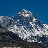 Buy canvas prints of Mount Everest, the highest mountain in the world, of Himalayas in Nepal by Chun Ju Wu