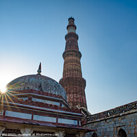 Buy canvas prints of Qutub Minar in Delhi, India by Chun Ju Wu