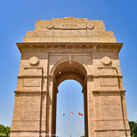 Buy canvas prints of India Gate, a famous war memorial in New Delhi, India by Chun Ju Wu