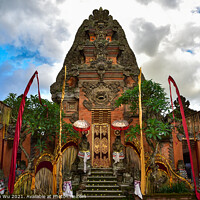 Buy canvas prints of A pura, Balinese Hindu temple, in Bali, Indonesia by Chun Ju Wu