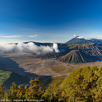 Buy canvas prints of Mount Bromo in Java, the most famous volcano in Indonesia by Chun Ju Wu