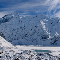Buy canvas prints of Hooker Valley Track in winter, Mt Cook National Park, New Zealand by Chun Ju Wu