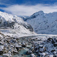 Buy canvas prints of Hooker Valley Track in winter, Mt Cook National Park, New Zealand by Chun Ju Wu