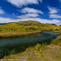 Buy canvas prints of Mount Sunday in New Zealand, the movie set for Edoras in The Lord of the Rings by Chun Ju Wu
