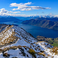 Buy canvas prints of Lake Wanaka and Roys Peak in winter, South Island, New Zealand by Chun Ju Wu