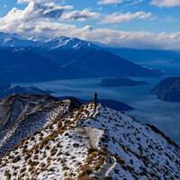 Buy canvas prints of Lake Wanaka and Roys Peak in winter, South Island, New Zealand by Chun Ju Wu