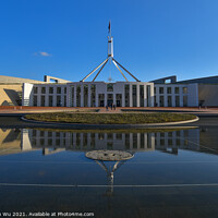 Buy canvas prints of Parliament House in Canberra, capital of Australia by Chun Ju Wu