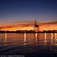 Buy canvas prints of Sunset view of Fremantle, WA, Australia by Chun Ju Wu