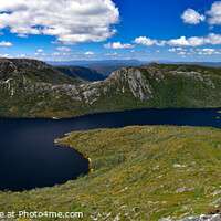 Buy canvas prints of Panorama of Dove Lake in Cradle Mountain-Lake St. Clair National Park, Tasmania, Australia by Chun Ju Wu