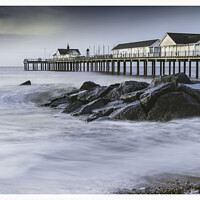 Buy canvas prints of Southwold Pier Long exposure by ROBERT HUTT