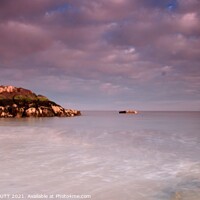 Buy canvas prints of Sea Defence East Lane Bawdsey  by ROBERT HUTT