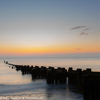 Buy canvas prints of Ocean Movement Sunrise by Roger Worrall