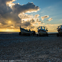 Buy canvas prints of Fishing Boats Cromer, North Norfolk  by Roger Worrall