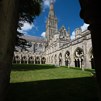 Buy canvas prints of Salisbury Cathedral by Roger Worrall