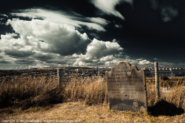 Whitby Grave Picture Board by Nic Croad