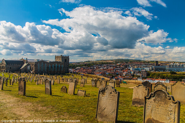 Church of St. Marys Cemetery, Whitby Picture Board by Nic Croad