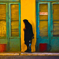 Buy canvas prints of Old Greek Woman by Nic Croad