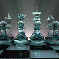 Buy canvas prints of Liquid Chess by Nic Croad