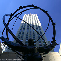 Buy canvas prints of Atlas Statue, Rockefeller Center by Nic Croad