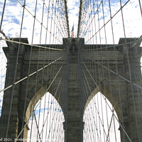 Buy canvas prints of Brooklyn Bridge by Nic Croad