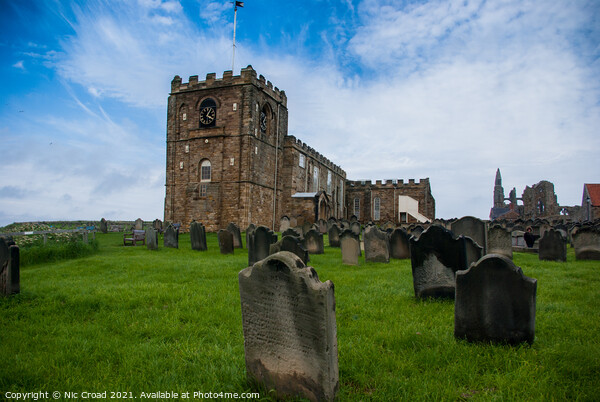 Church of St. Mary, Whitby. North Yorkshire Picture Board by Nic Croad