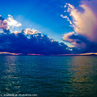 Buy canvas prints of Dramatic Sky and Seascape by Nic Croad