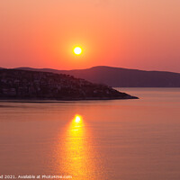 Buy canvas prints of Greek Sunrise by Nic Croad