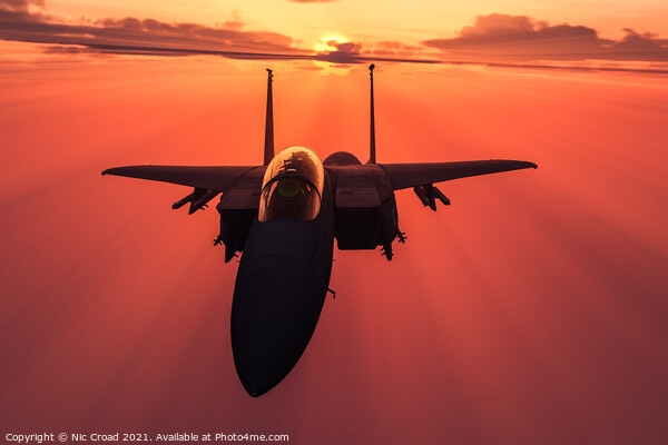 McDonnell Douglas F-15E Strike Eagle Picture Board by Nic Croad