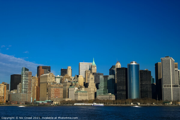 Manhattan Skyline Picture Board by Nic Croad