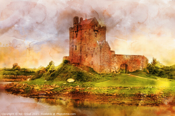 Dungarie Castle, County Galway, Ireland Picture Board by Nic Croad