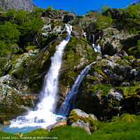 Buy canvas prints of Kleivafossen Waterfall, Norway. by Nic Croad