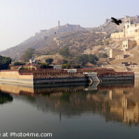Buy canvas prints of The Amber Fort by Simon Peake