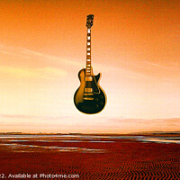 Buy canvas prints of Sky Guitar 2 by Dave Harnetty