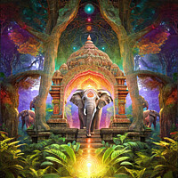 Buy canvas prints of Elephant Temple 2 by Dave Harnetty