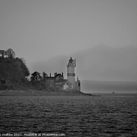 Buy canvas prints of Cloch Lighthouse  by christian maltby