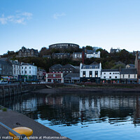 Buy canvas prints of Oban harbour by christian maltby