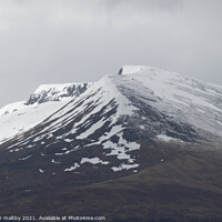 Buy canvas prints of Part of the Ben Nevis range Scotland by christian maltby