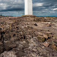Buy canvas prints of a picture of southerness lighthouse on the solway by christian maltby