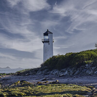 Buy canvas prints of A lighthouse in Scotland  by christian maltby