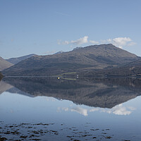 Buy canvas prints of Outdoor mountains and Loch Fyne taken from Inveraray  by christian maltby