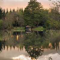 Buy canvas prints of The starn loch at the Drumlanrig Castle Estate by christian maltby