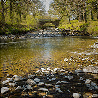 Buy canvas prints of The beautiful scaur water in spring by christian maltby