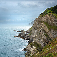 Buy canvas prints of Outdoor oceanbeach Dorset coastline  by christian maltby