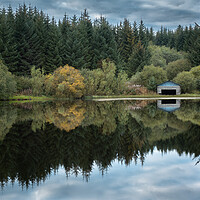 Buy canvas prints of Loch Ettrick Dumfries  by christian maltby