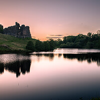 Buy canvas prints of A picture of Morton Castle in the Heart Of Dumfries by christian maltby