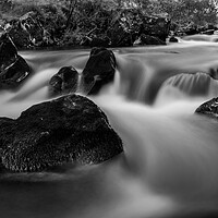 Buy canvas prints of River and rocks  by christian maltby
