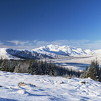 Buy canvas prints of Snowy Highlands by Frank Farrell