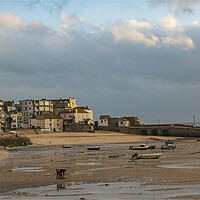 Buy canvas prints of St Ives Harbour, Cornwall by Frank Farrell