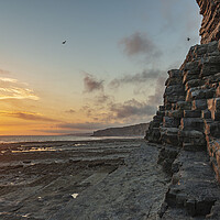 Buy canvas prints of A walk along the Heritage Coast Glamorgan Wales 4 by Frank Farrell